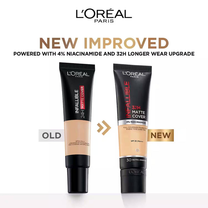 L'Oreal Paris Infallible 24H Matte Cover Foundation - 110 Rose Vanilla