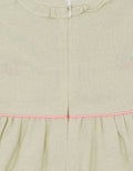 Little M Rami Aop Bunga Bordir Dress Bayi