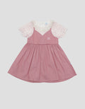 Pipiniko Laces Wove Midi Dress for Girls