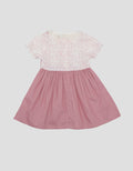 Pipiniko Laces Wove Midi Dress for Girls
