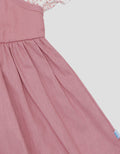 Pipiniko Laces Wove Midi Dress for Girls