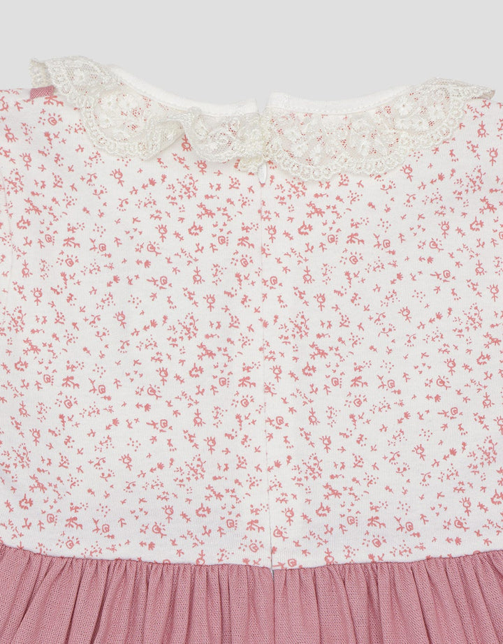 Pipiniko Laces Wove Midi Dress for Girls