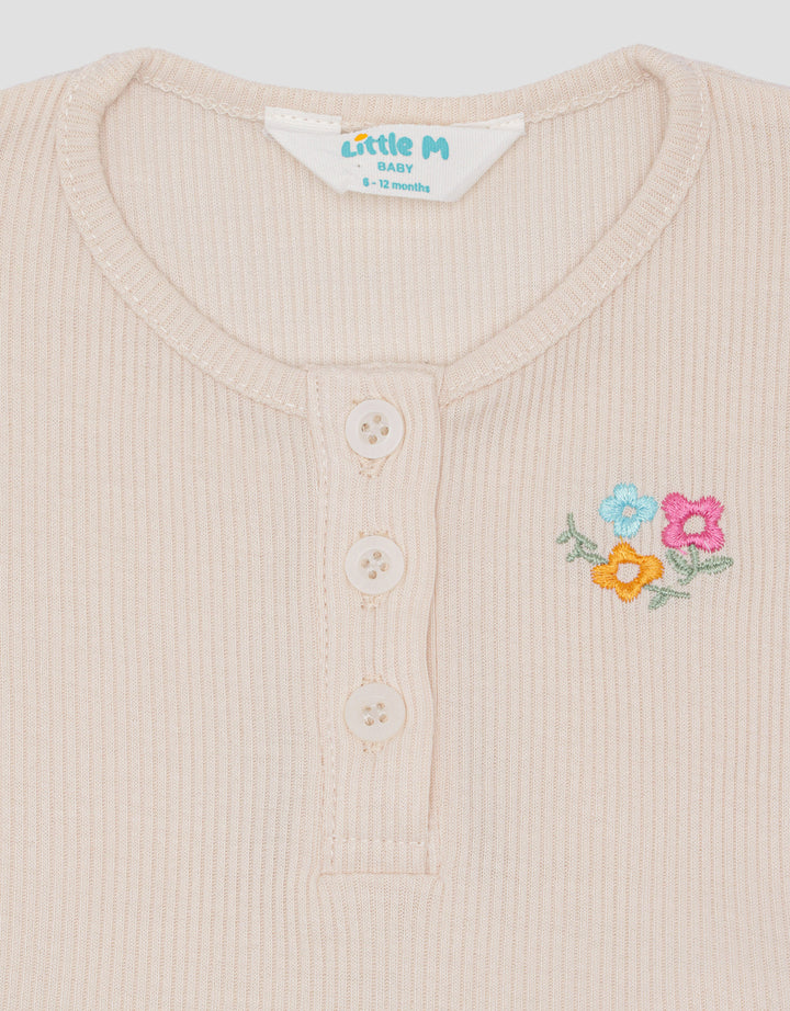 Little M Legging Bunga Warna-Warni Setelan Anak Bayi Perempuan