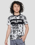Star Wars Anime Comic Cut Sewn Kaos Anak Laki-Laki
