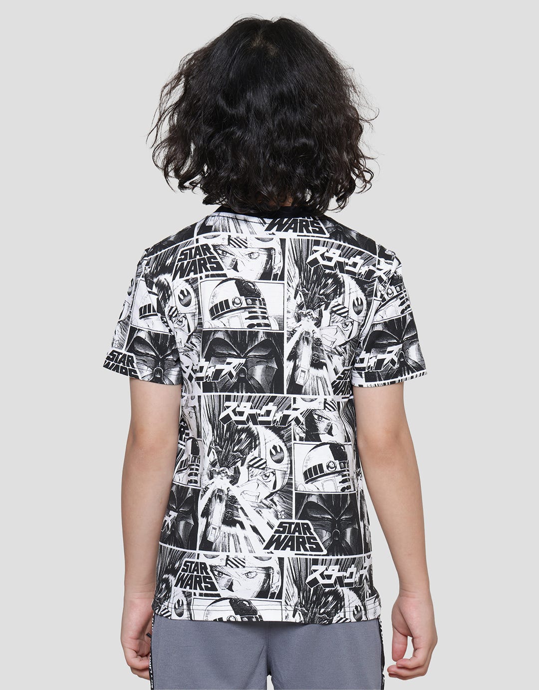 Star Wars Anime Comic Cut Sewn Boys T-Shirt