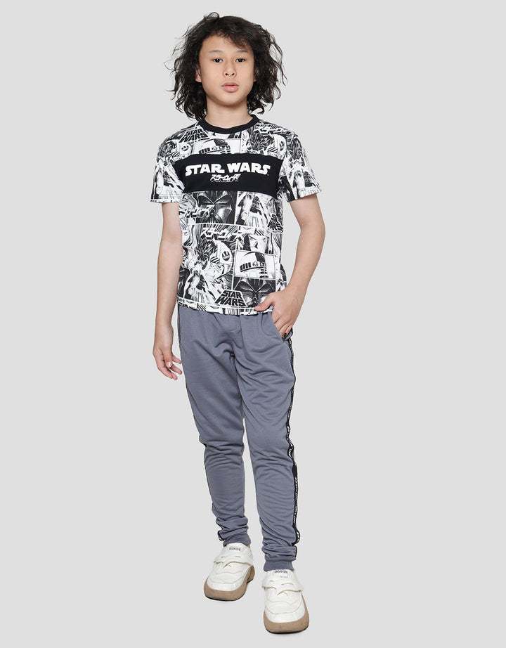 Star Wars Anime Comic Cut Sewn Boys T-Shirt