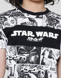 Star Wars Anime Comic Cut Sewn Kaos Anak Laki-Laki