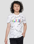 Marvel Avengers Logo Marble Boys Short Sleeve T-Shirt