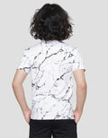 Marvel Avengers Logo Marble Boys Short Sleeve T-Shirt