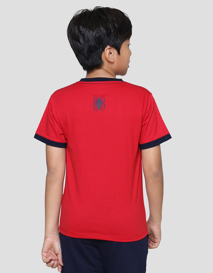 Marvel Front Stripe Kaos Anak Laki-Laki