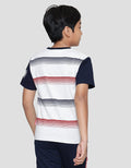 Marvel Spiderman Amazing Stripe Kaos Anak Laki-Laki