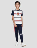 Marvel Spiderman Amazing Stripe Kaos Anak Laki-Laki
