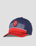 Marvel Spiderman Cutsewn Face Great Power Topi Anak Laki-Laki