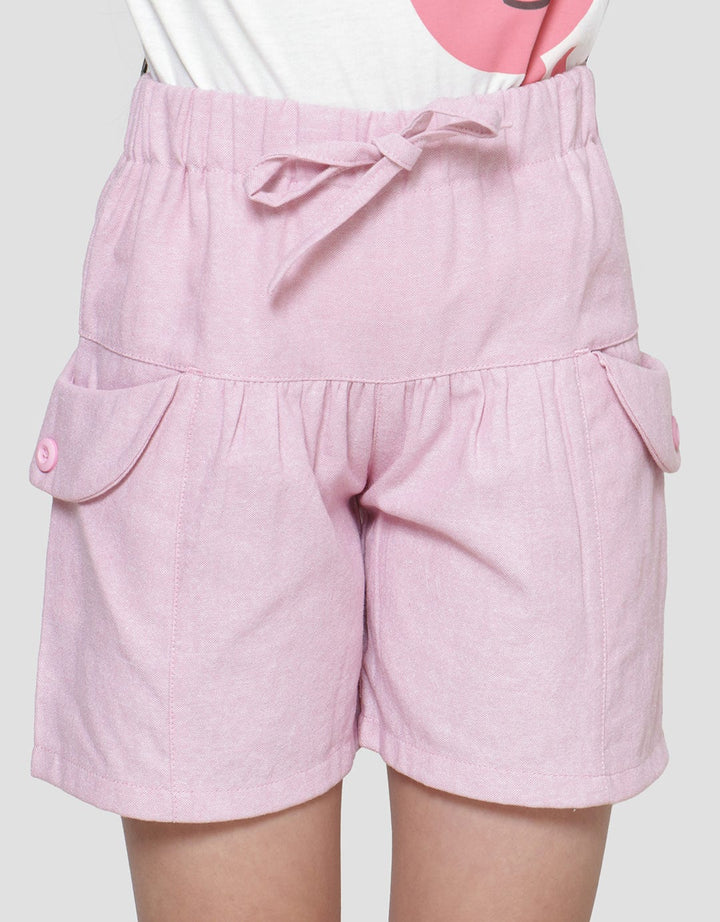Little M Ripped Pocket Celana Pendek Anak Perempuan