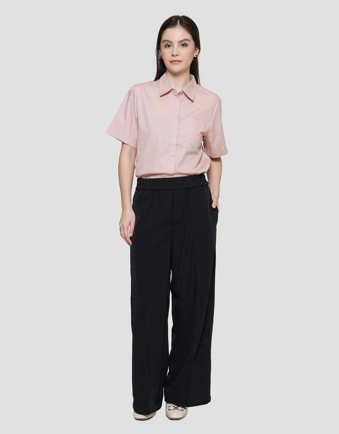 St. Yves Front Pleats Coullote Celana Panjang Wanita