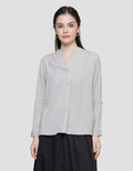St. Yves Ballerina Gather At Shoulder Blouse Wanita