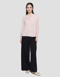 St. Yves Ballerina Gather At Shoulder Blouse Wanita