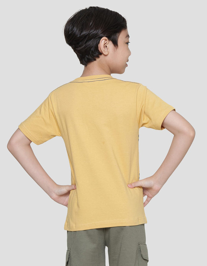 Little M Stripes Car Boys T-Shirt