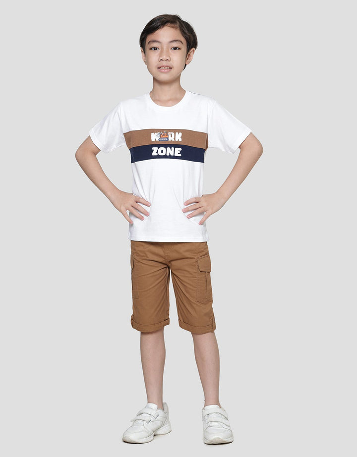 Little M Car Print Kaos Anak Laki-laki