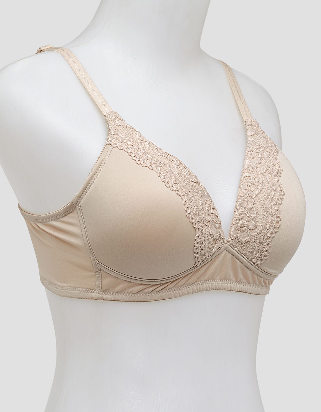 St. Yves Non Push Up Regular Women's Non Wire Lace Bra