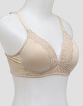 St. Yves Non Push Up Regular Women's Non Wire Lace Bra