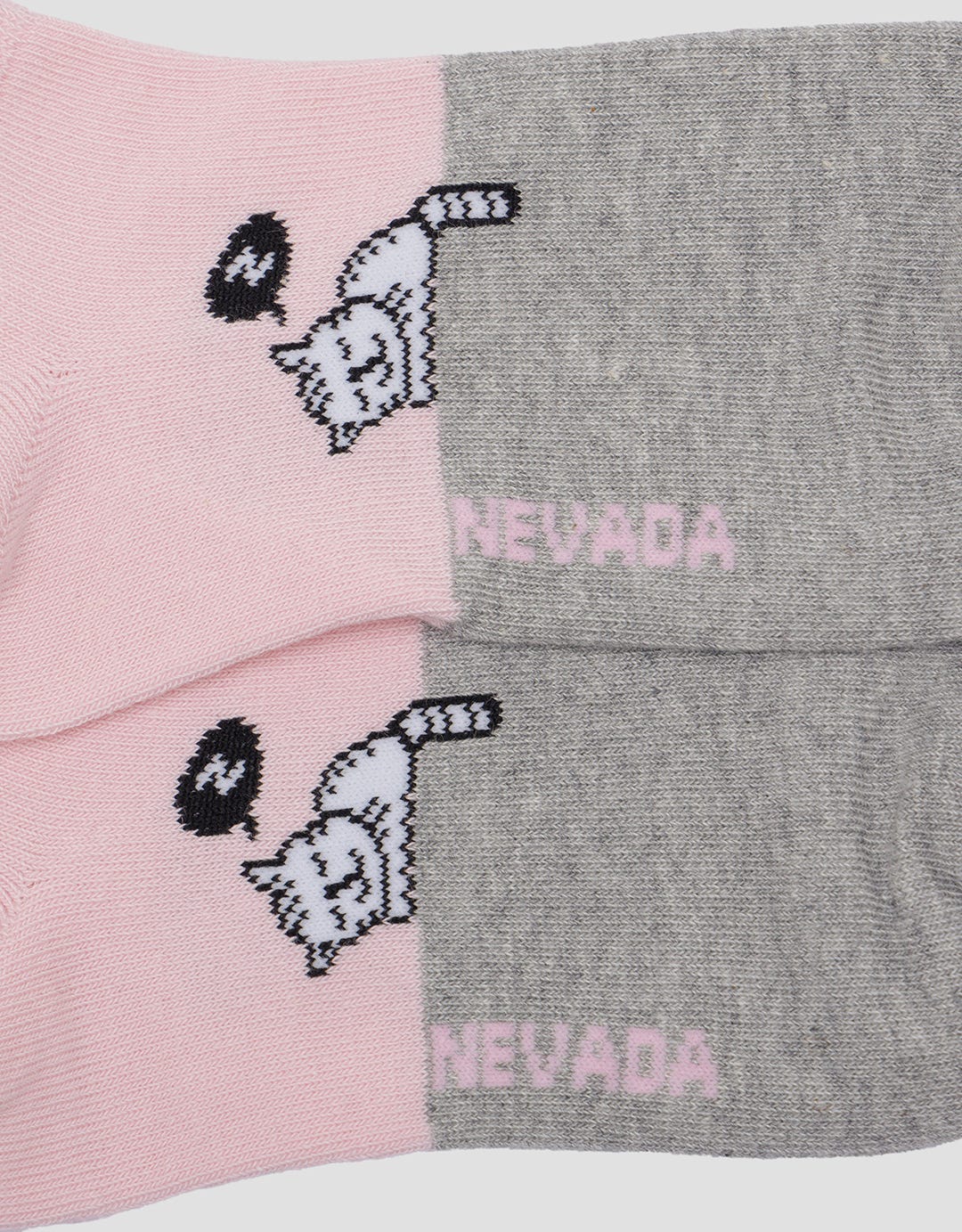 Nevada Cat Print Kids Ankle Socks