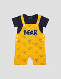 Pipiniko Print Bear Chenille Overall Anak Laki-Laki