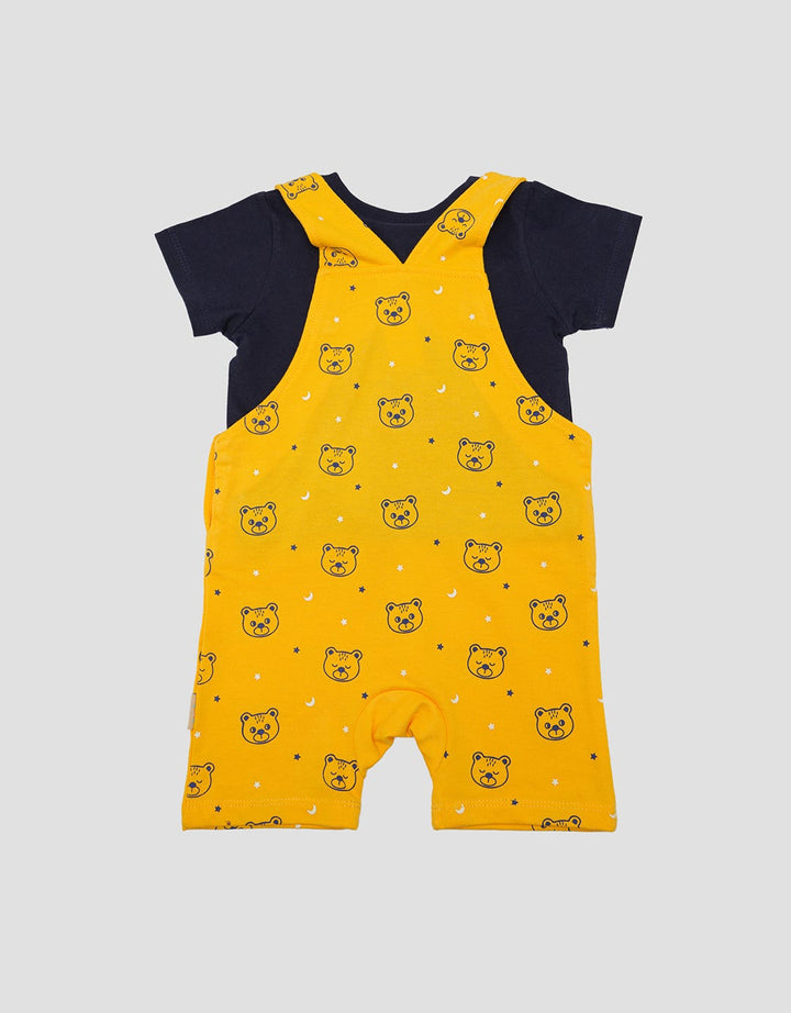 Pipiniko Print Bear Chenille Overall Anak Laki-Laki