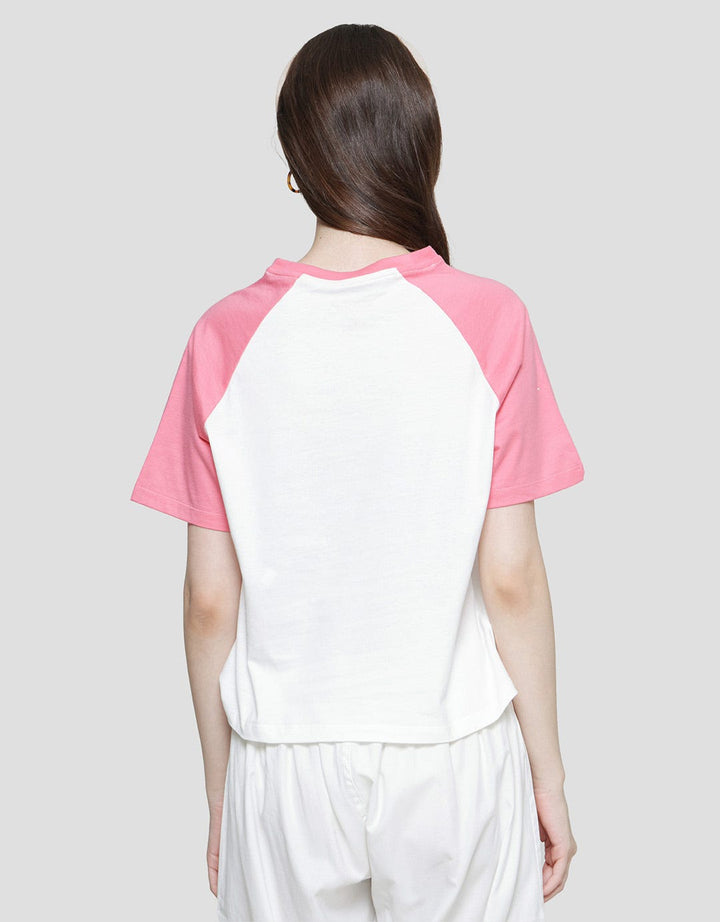 Nevada Boxy Raglan Print Powerpuff Girls Women's T-Shirt