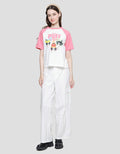 Nevada Boxy Raglan Print Powerpuff Girls Women's T-Shirt