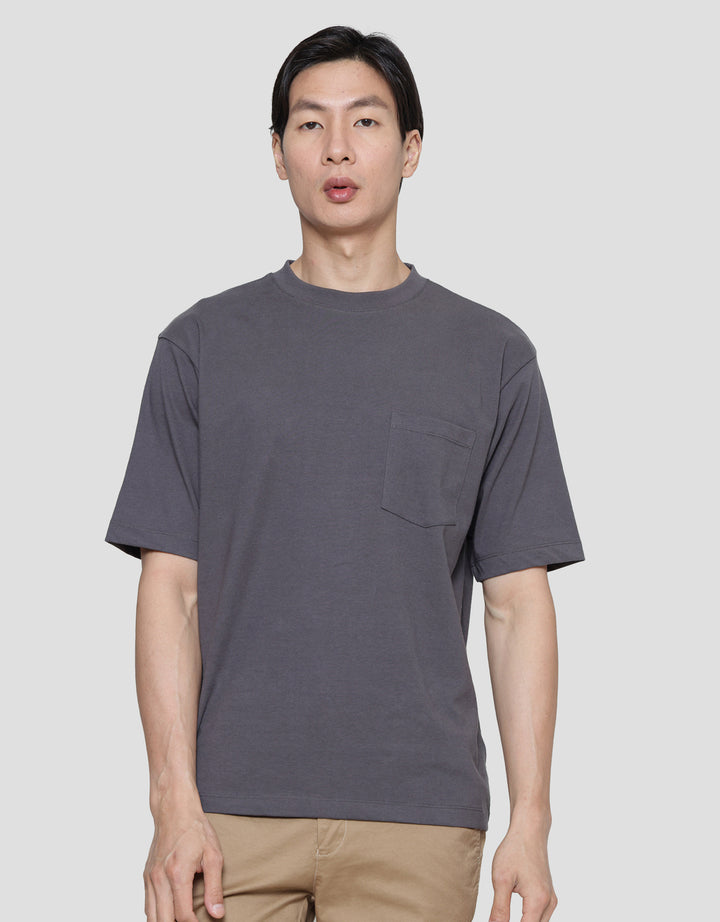 Suko Cool Touch Kerah Bulat Kaos Oversize Pria