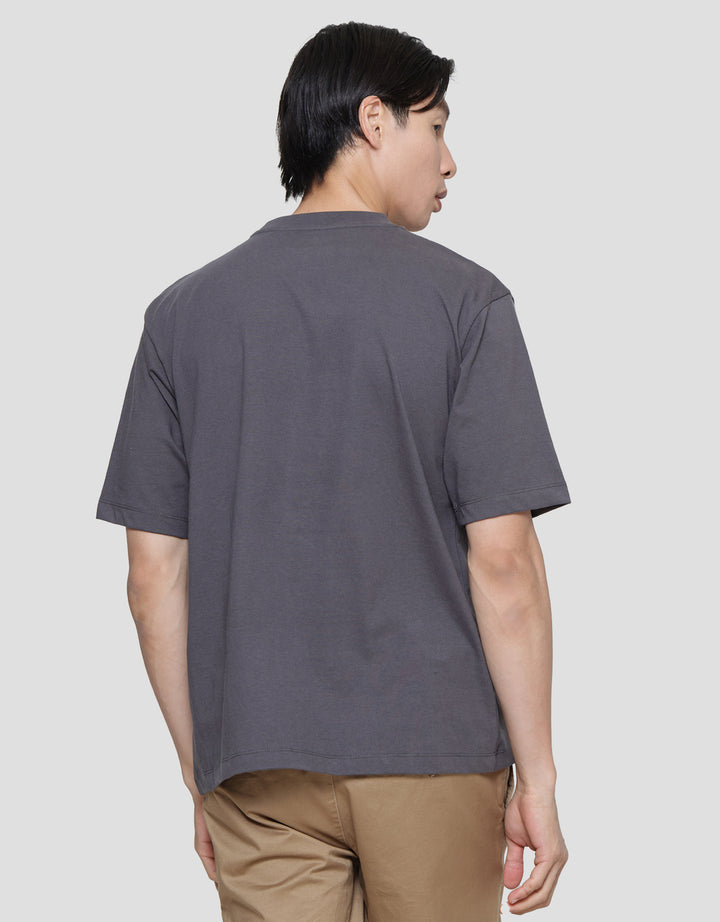 Suko Cool Touch Kerah Bulat Kaos Oversize Pria