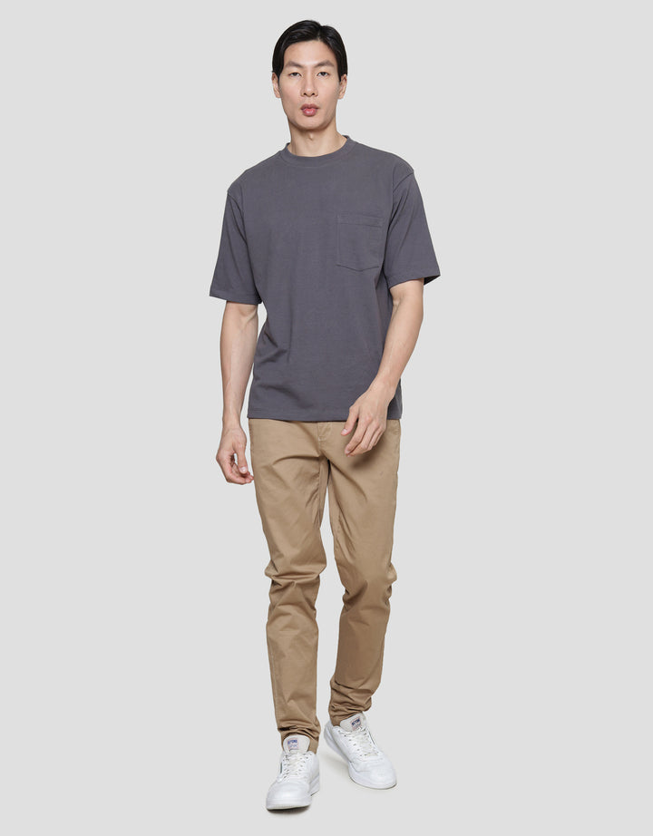 Suko Cool Touch Kerah Bulat Kaos Oversize Pria