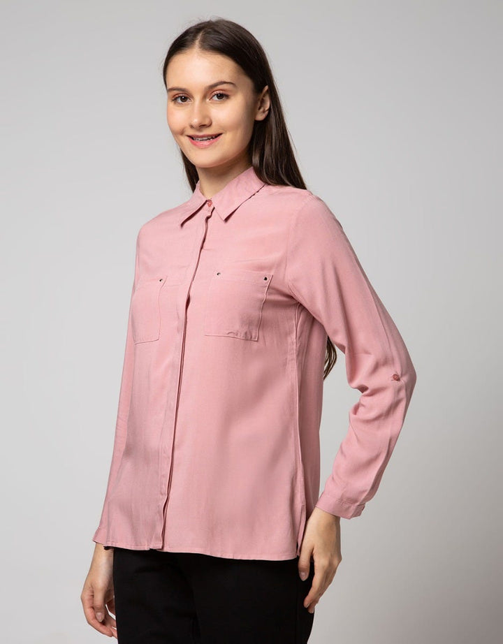 Details Long Sleeve Kemeja Rivet