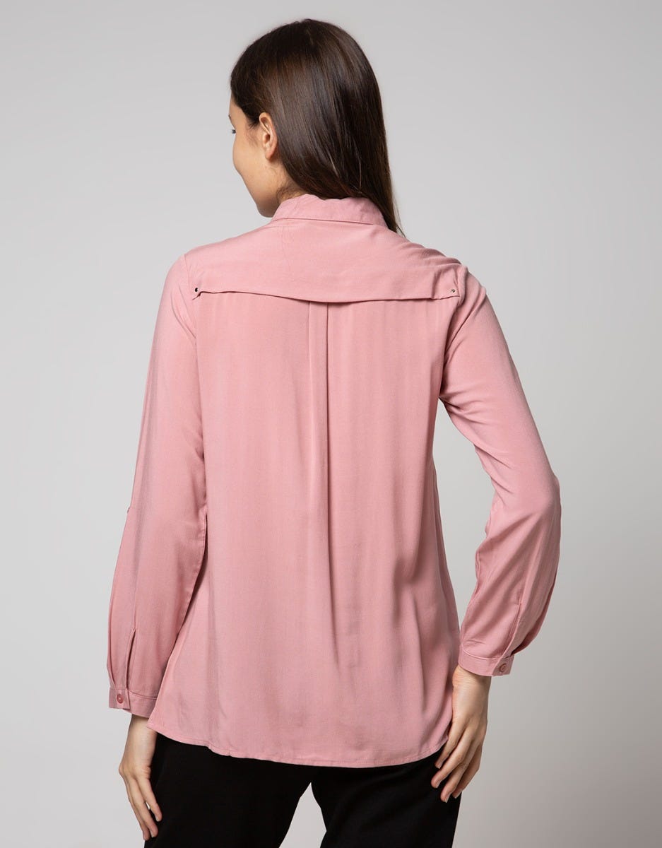 Details Long Sleeve Kemeja Rivet