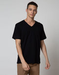 Details Key Item V Neck Basic Jersey