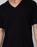 Details Key Item V Neck Basic Jersey