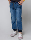 LONG DENIM JOGGER RI