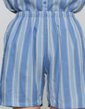 Nevada Stripe Print Women's Pajama Set