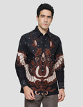 Arjuna Weda Body Fit Batik Sayap Garuda Kencana Kemeja Pria