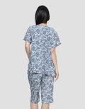St. Yves Floral Women's Capri Pajama Set