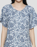 St. Yves Floral Midi Dress Intimate Wanita