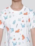 Little M Dino Fullprint Boys T-Shirt