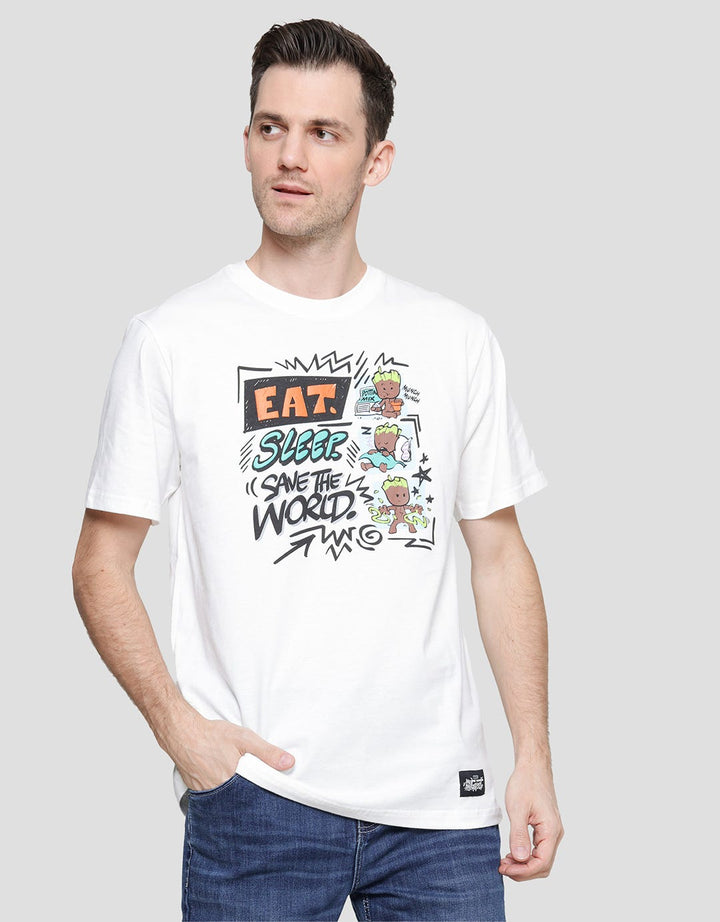 Marvel Groot Eat Sleep Men's T-Shirt