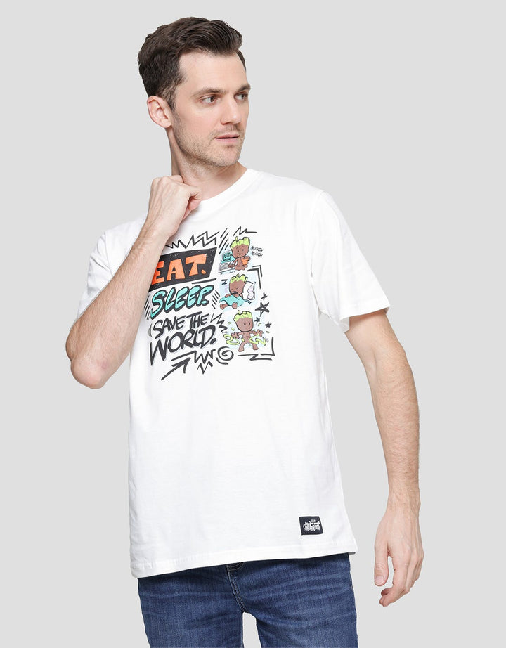 Marvel Groot Eat Sleep Men's T-Shirt