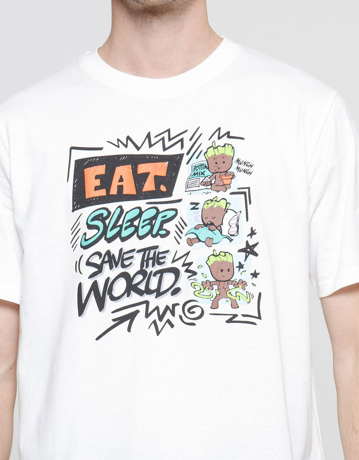 Marvel Groot Eat Sleep Men's T-Shirt