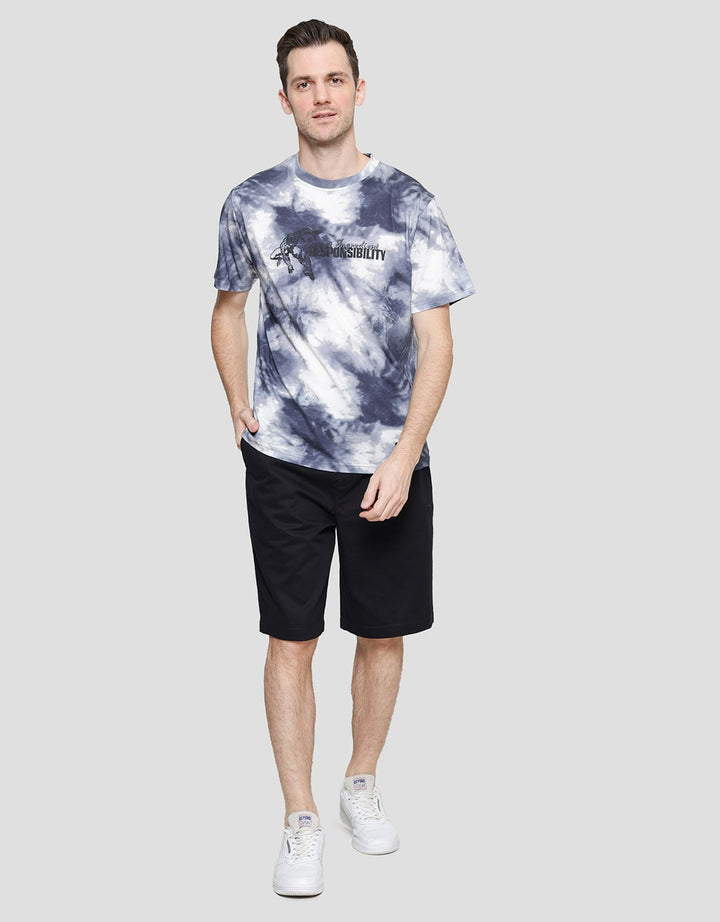 Marvel Spiderman Responsibility With Puff Print Men's T-Shirt