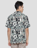 Marvel Print Comic Groot Men's Long Sleeve Shirt