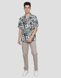 Marvel Print Comic Groot Men's Long Sleeve Shirt