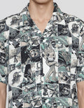 Marvel Print Comic Groot Men's Long Sleeve Shirt
